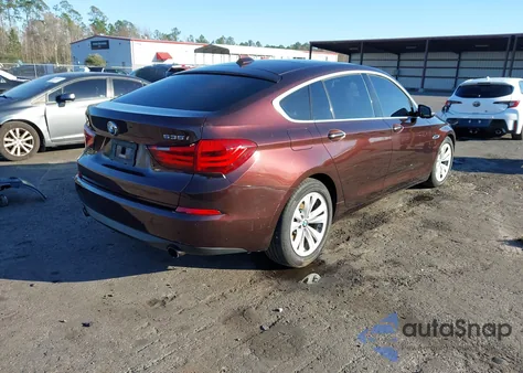 2015 BMW 535I Gran Turismo z USA, uszkodzony, nr VIN WBA5M2C55FGH99030